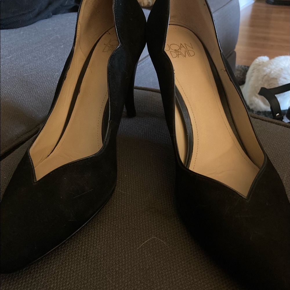 Beautiful suede Joan David pumps.
